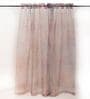 Multicolor Floral Polyester 8 Ft Sheer Rod Pocket Door Curtain