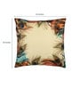 Multicolour Jute Nature 16x16 inches Cushion Cover (5Pc)