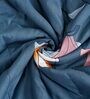 Blue Polyester 350 Heavy Winter Single Bed Comforter