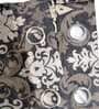 Brown Traditional Polyester 9 Ft Sheer Eyelet Door Curtains (Set of 2)