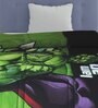Green Polyester Kids Printed Single Bed Comforter