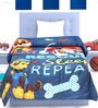 Blue Polyester Kids Printed Single Bed Comforter