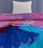Pink Polyester Kids Printed Single Bed Comforter