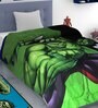 Green Polyester Kids Printed Single Bed Comforter