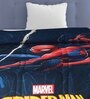Blue Polyester Kids Printed Single Bed Comforter
