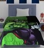 Green Polyester Kids Printed Single Bed Comforter