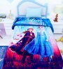 Blue Polyester Kids Printed Single Bed Comforter