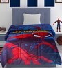 Blue Polyester Kids Printed Single Bed Comforter