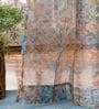 Multicolor Traditional Polyester 8 Ft Sheer Rod Pocket Door Curtain