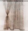 Multicolor Traditional Polyester 8 Ft Sheer Rod Pocket Door Curtain