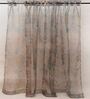 Multicolor Traditional Polyester 8 Ft Sheer Rod Pocket Door Curtain