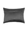 Brown Polyester Striped 12X18 Inches Cushion Cover