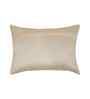 Cream Polyester Striped 12X18 Inches Cushion Cover