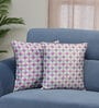Multicolor Traditional Polyester 16 x 16 Inches Cushion Covers (Pack of 2)