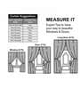 Beige Polyester Traditional 7 Ft Light Filtering Eyelet 1 Curtain