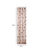 Beige Polyester Traditional 7 Ft Light Filtering Eyelet 1 Curtain