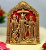Multicolor Polyresin Lord Ram Darbar with Laxman Sita & Hanuman Frame Decorative Showpiece (21.5 cm)