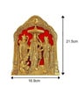 Multicolor Polyresin Lord Ram Darbar with Laxman Sita & Hanuman Frame Decorative Showpiece (21.5 cm)