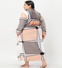 Multicolor Printed Woolen Women Bath Robe With Belt (XXL)