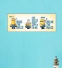Multicolour PVC Vinyl Minions Rules Funny Wall Sticker