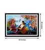 Multicolor Radha Krishna Canvas Art Print