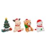Multicolor Resin Christmas Showpieces (Set of 4)