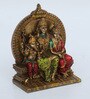 Multicolor Resin Goddess Lakshmi Idol
