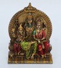 Multicolor Resin Goddess Lakshmi Idol
