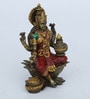 Multicolor Resin Goddess Lakshmi Idol