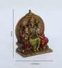 Multicolor Resin Goddess Lakshmi Idol