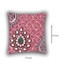 Multicolor Satin Abstract 16x16 inches Cushion Covers (Pack of 2)