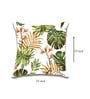 Multicolor Satin Floral 16x16 inches Cushion Covers (Pack of 2)