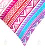 Multicolor Satin Abstract 16x16 inches Cushion Covers (Pack of 2)