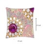 Multicolor Satin Abstract 16x16 inches Cushion Covers (Pack of 2)
