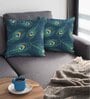 Multicolor Satin Ethnic motif 16x16 inches Cushion Covers (Pack of 2)