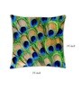Multicolor Satin Ethnic motif 16x16 inches Cushion Covers (Pack of 2)