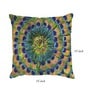 Multicolor Satin Ethnic motif 16x16 inches Cushion Covers (Pack of 2)