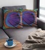 Multicolor Satin Ethnic motif 16x16 inches Cushion Covers (Pack of 2)