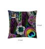 Multicolor Satin Ethnic motif 16x16 inches Cushion Covers (Pack of 2)