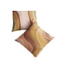 Multicolor Satin Abstract 16x16 inches Cushion Covers (Pack of 2)