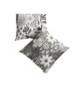 Multicolor Satin Floral 16x16 inches Cushion Covers (Pack of 2)
