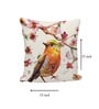 Multicolor Satin Floral 16x16 inches Cushion Covers (Pack of 2)