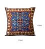 Multicolor Satin Floral 16x16 inches Cushion Covers (Pack of 2)