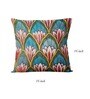 Multicolor Satin Floral 16x16 inches Cushion Covers (Pack of 2)