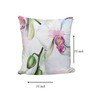 Multicolor Satin Floral 16x16 inches Cushion Covers (Pack of 2)