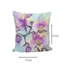Multicolor Satin Floral 16x16 inches Cushion Covers (Pack of 2)