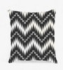 Black and White Satin Abstract 16x16 inches Cushion Covers (Pack of 5)