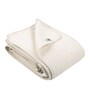 Cream Stripe King Size Bedspread With Pillow Cover