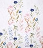 Multicolor Floral Polyester 9 Ft Semisheer Eyelet Door Curtains (Set of 2)