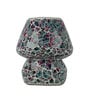 Tokyo Multicolour Glass Shade Table Lamp With Glass Base